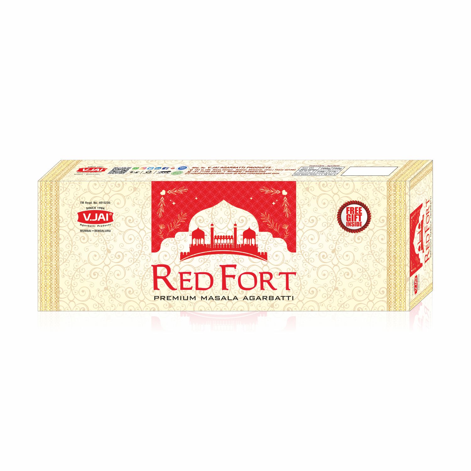 Red Fort 100 Gm & 250 Gm Flora Boxes