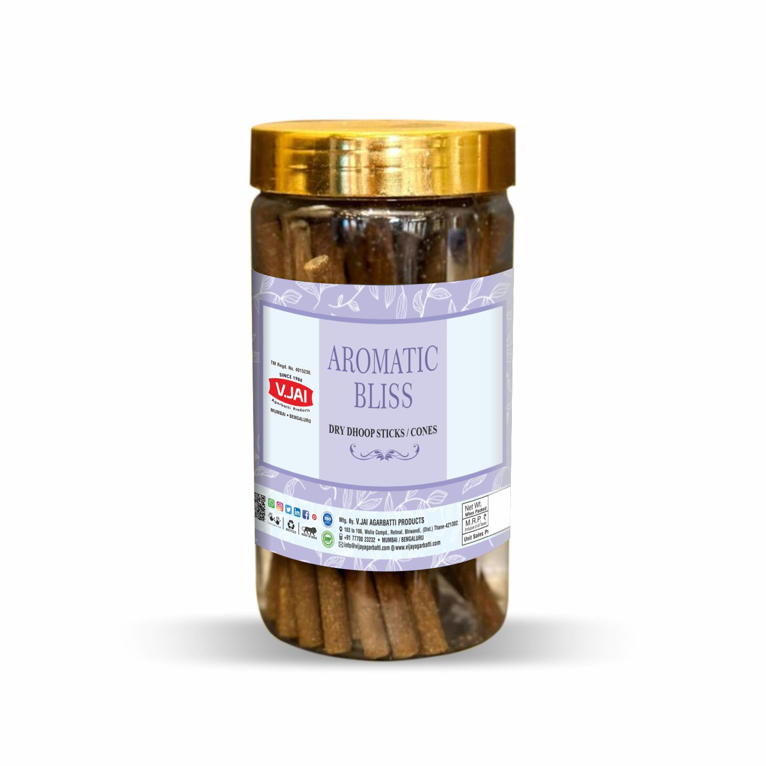 Aromatic Bliss 100gm Pet Jar