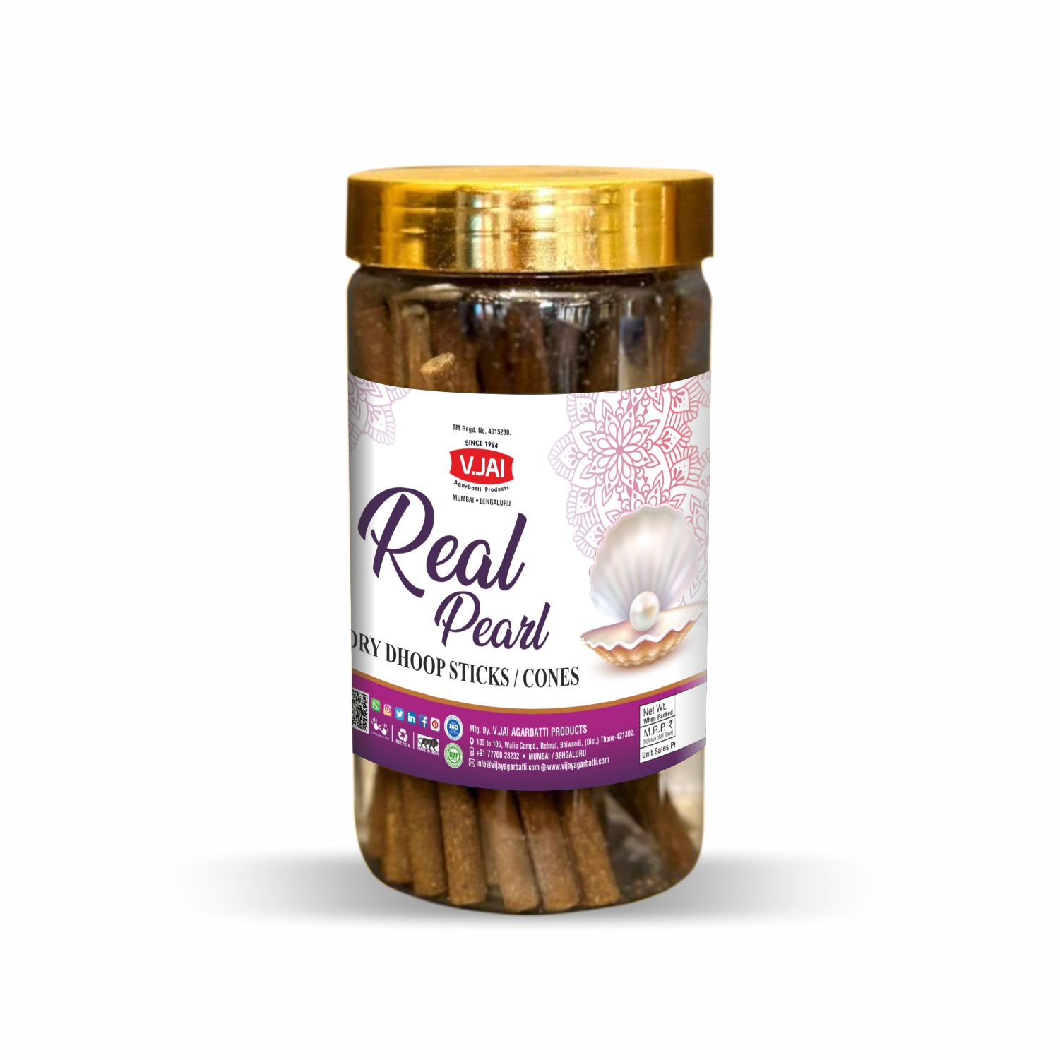 Real Pearl 100gm Pet Jar